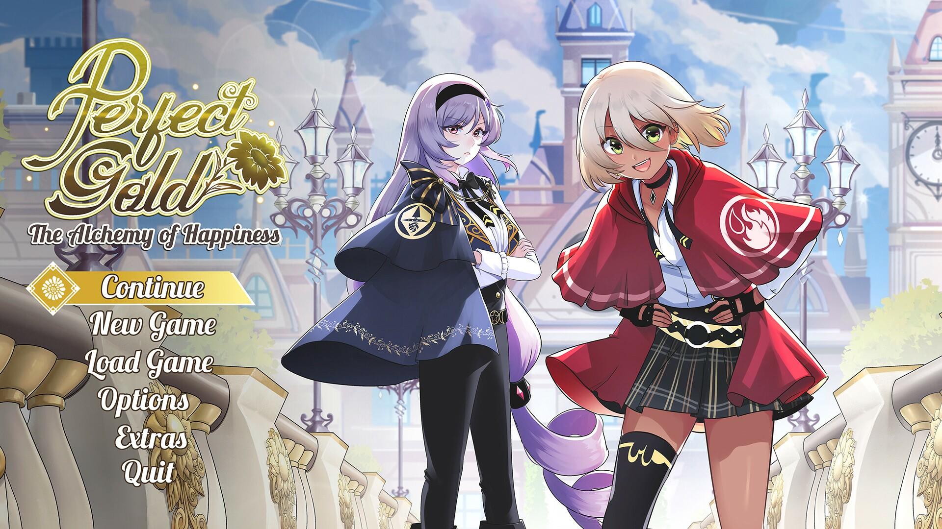 Portada de Perfect Gold - Yuri Visual Novel