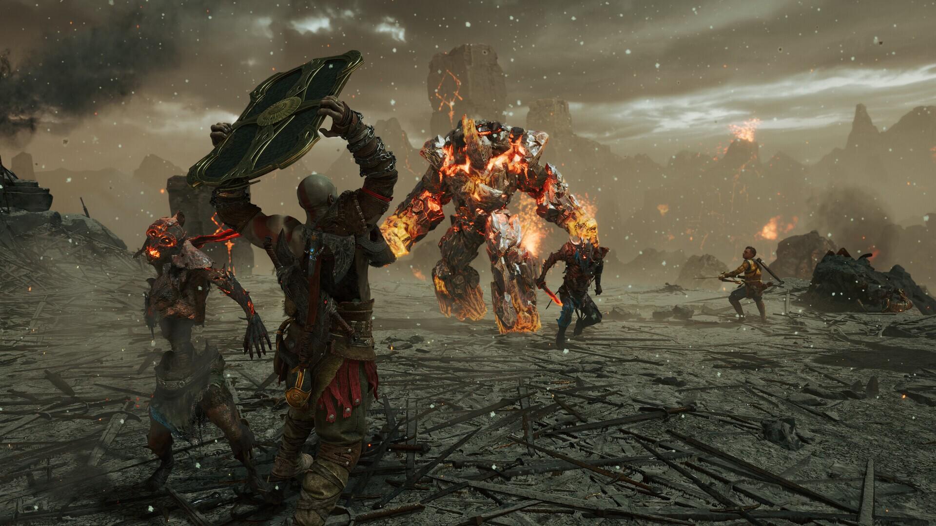 Portada de God of War Ragnarök