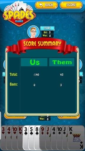 Portada de Spades Card Game
