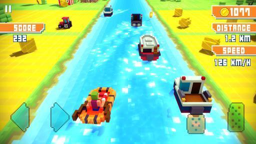 Portada de Blocky Highway: Traffic Racing