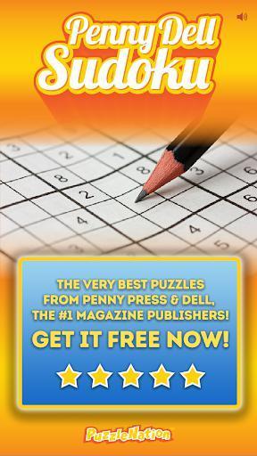 Portada de Sudoku (Full): Free Daily Puzzles by Penny Dell