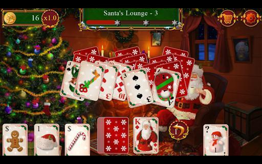 Portada de Santa's Christmas Solitaire TriPeaks