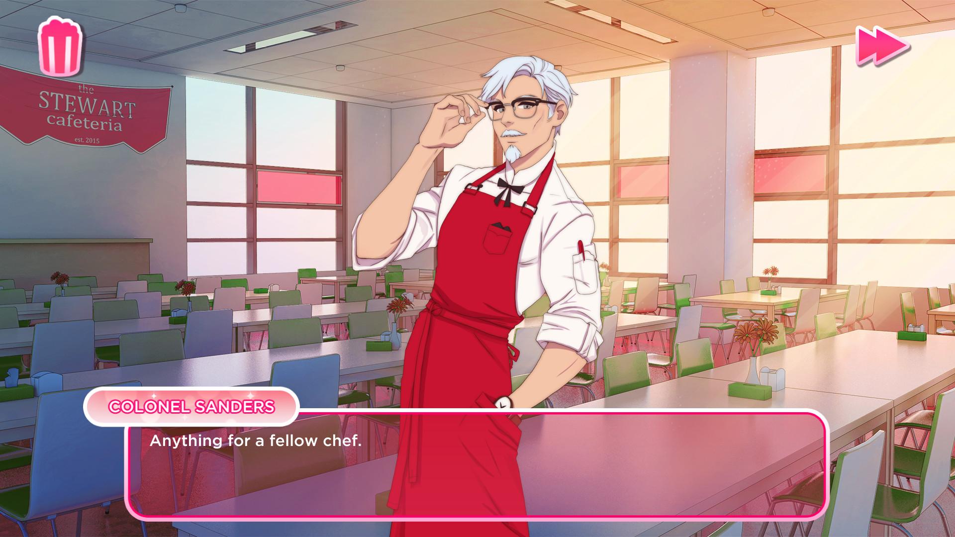 Portada de I Love You, Colonel Sanders! A Finger Lickin’ Good Dating Simulator