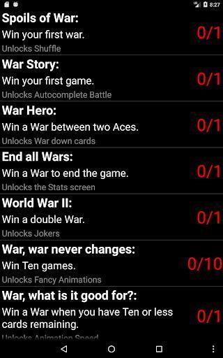 Portada de War (Card Game)