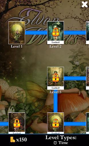 Portada de Hidden Solitaire Elven Woods - Free Card Game