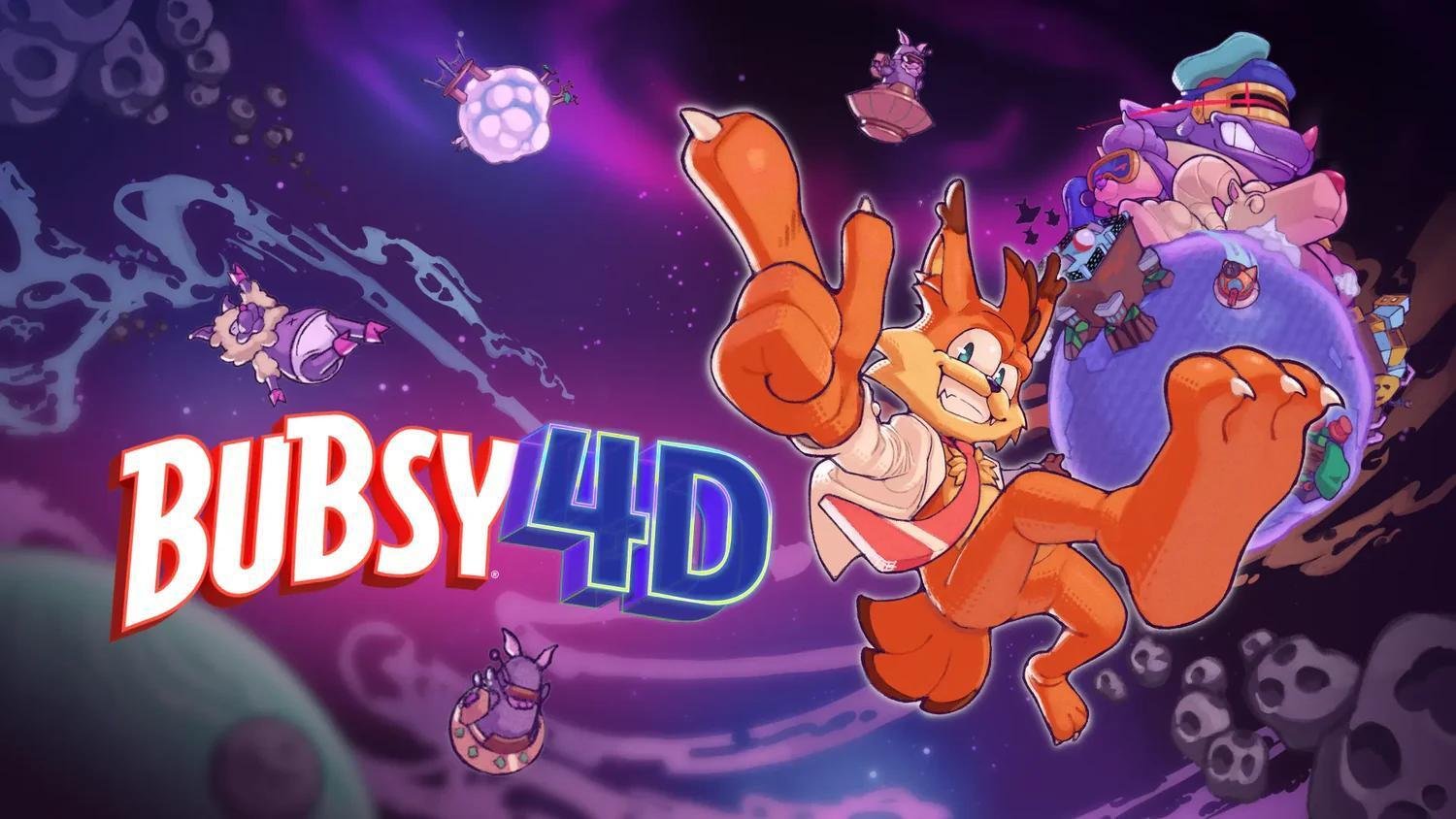 Portada de Bubsy 4D