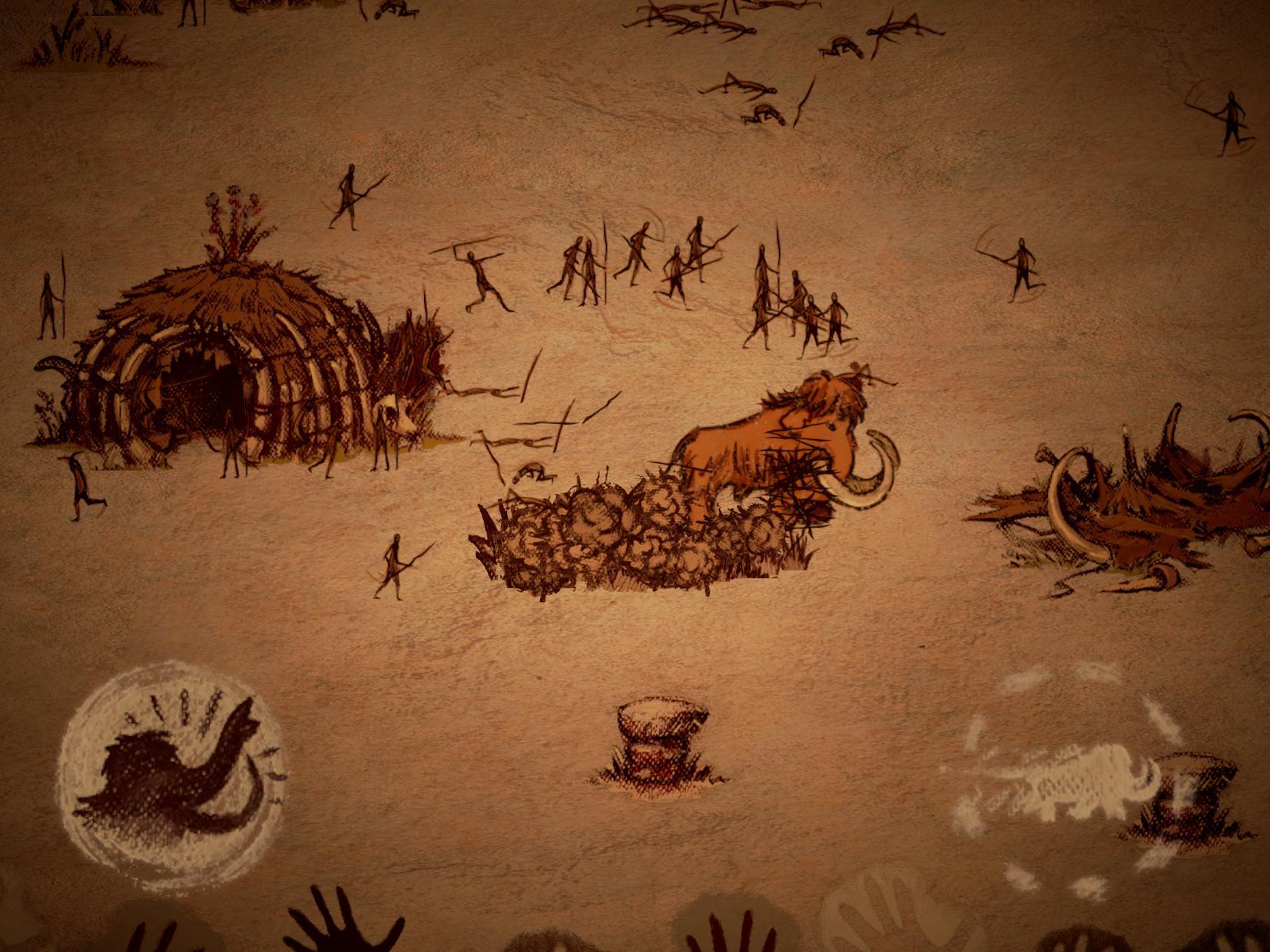 Portada de The Mammoth: A Cave Painting